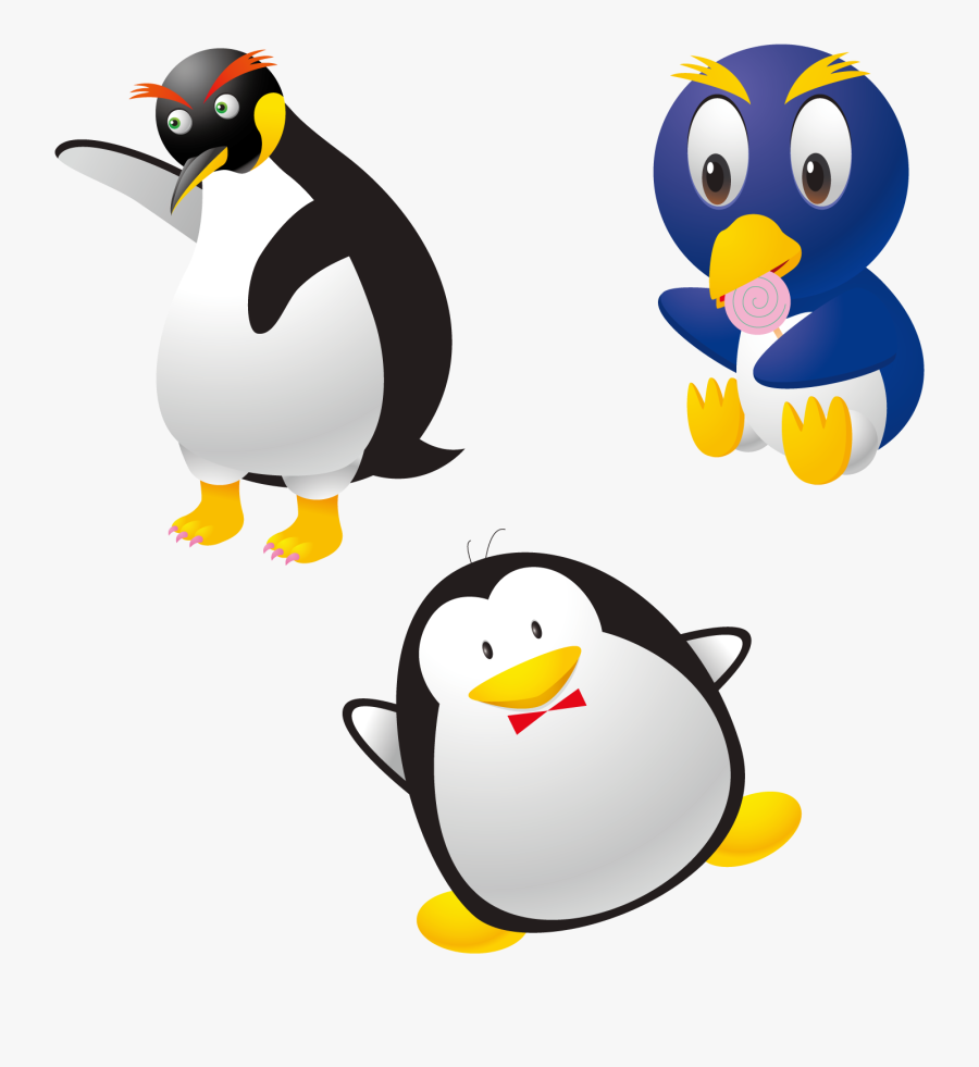 Cute Penguins Images - First Words Animals Flashcards App, Transparent Clipart