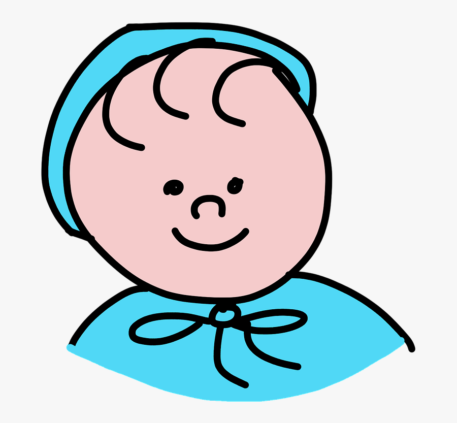 Baby Boy Blue Free Picture - Infant, Transparent Clipart