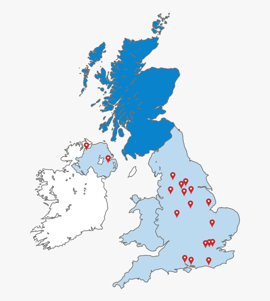 Bbc Map Of Uk, Transparent Clipart