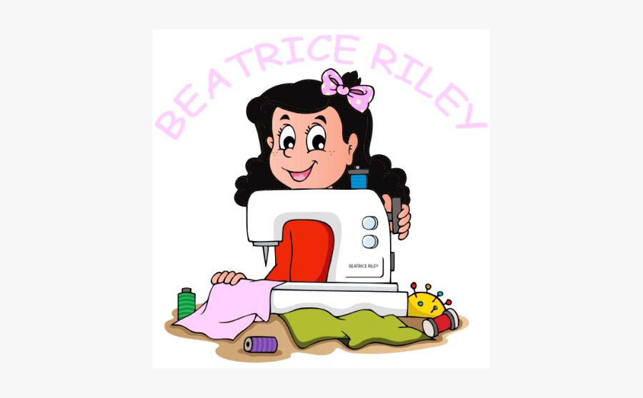 Sewing Machine Cartoon, Transparent Clipart
