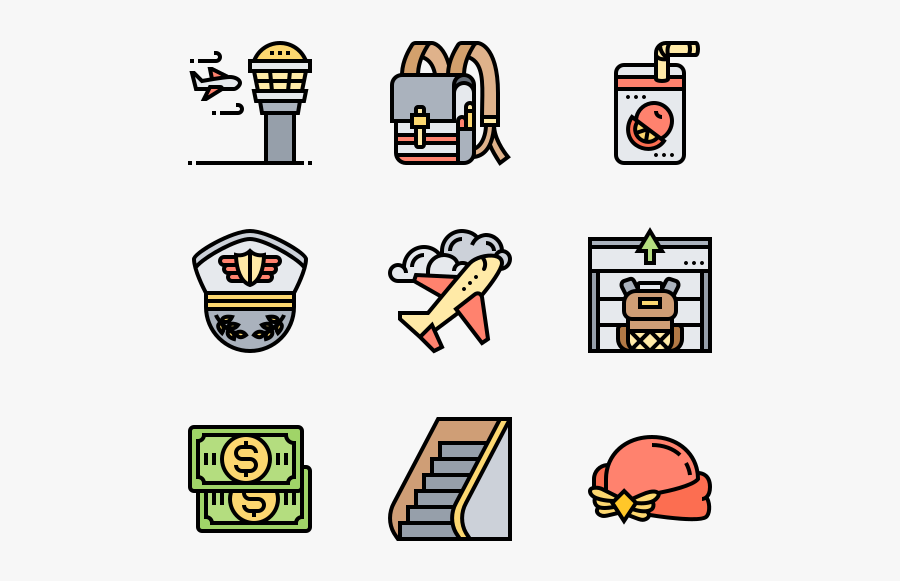 Airport - Colombia Iconos Png, Transparent Clipart