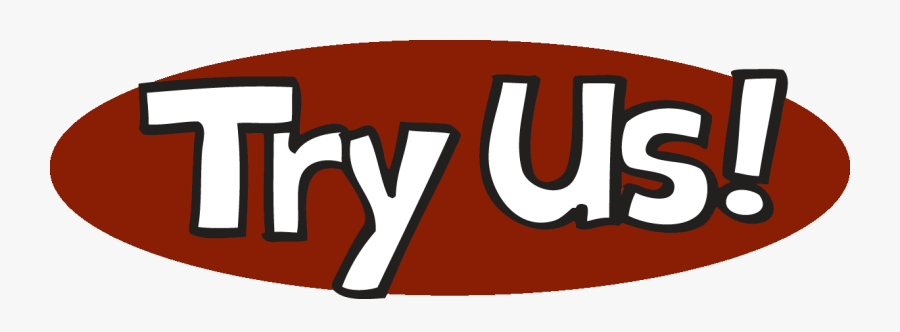 Try Us Red, Transparent Clipart