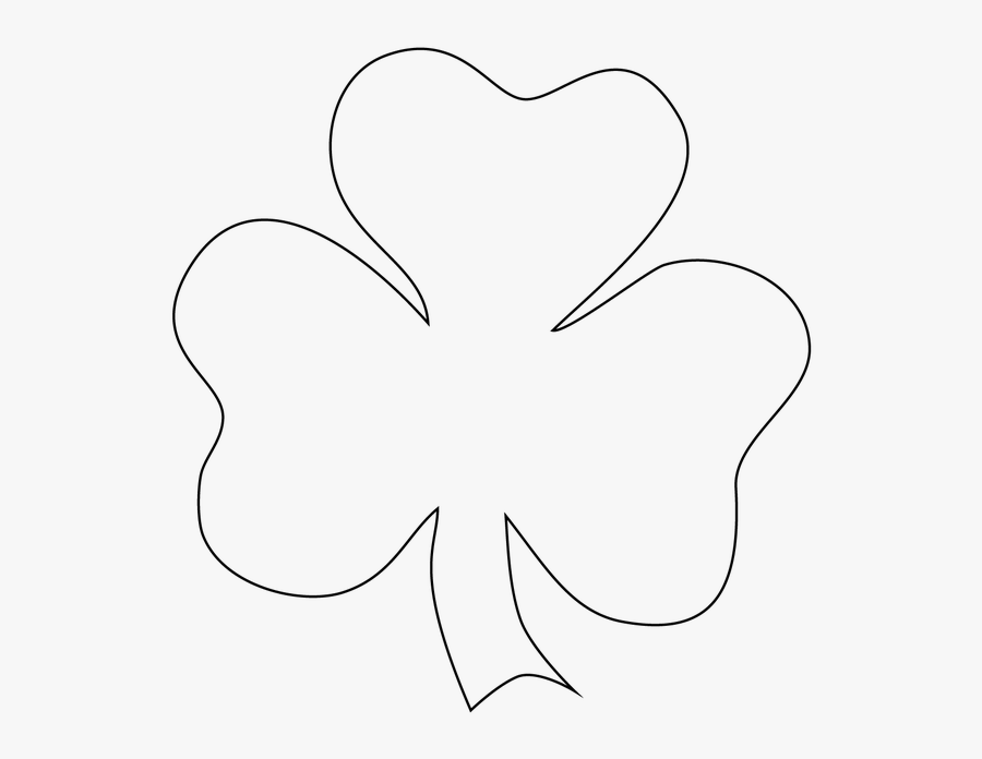 printable st patricks day shamrock free transparent