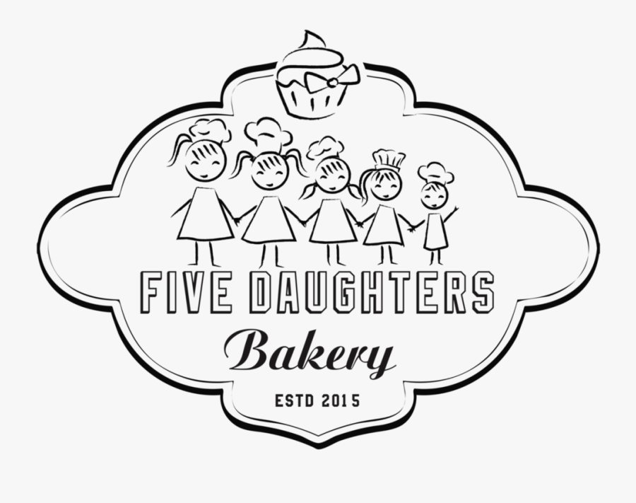 Tennessee Drawing Pinterest - Five Daughters Bakery Logo, Transparent Clipart