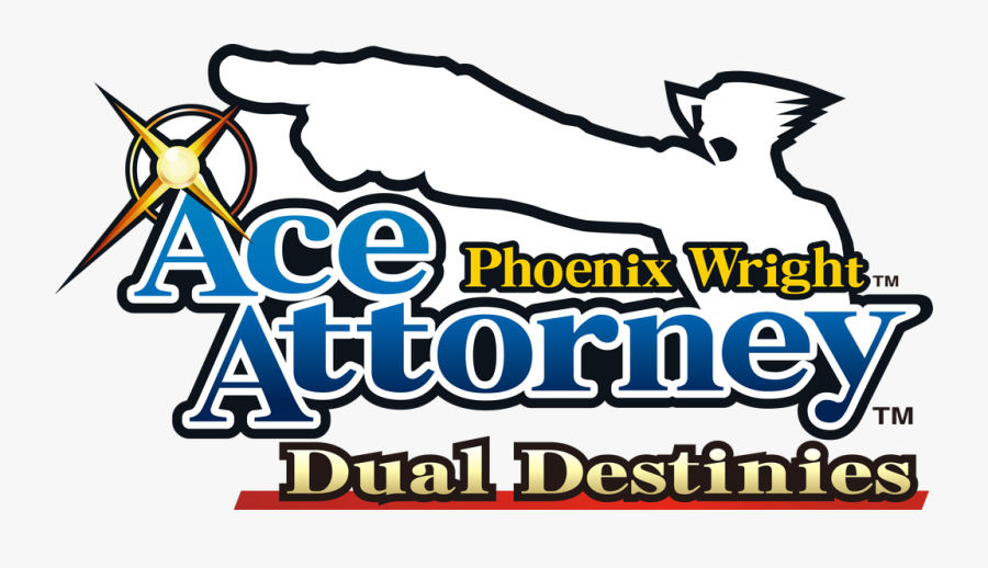 Dual Destinies By Capcom - Ace Attorney Dual Destinies Logo, Transparent Clipart