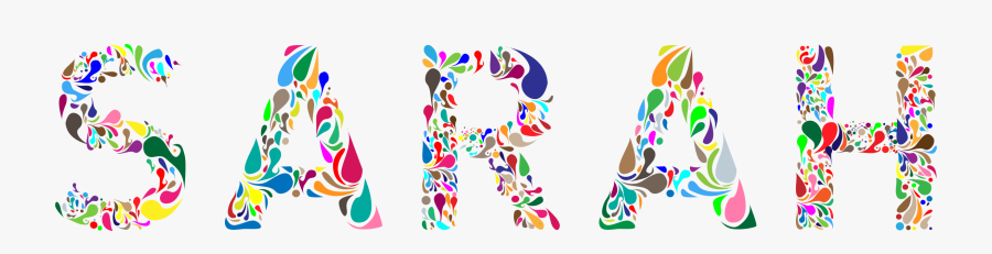 Cute Parrot Clipart - Sarah Typography, Transparent Clipart