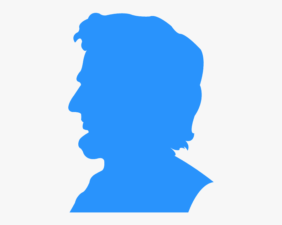 Silhouette Of Abraham Lincoln Png, Transparent Clipart