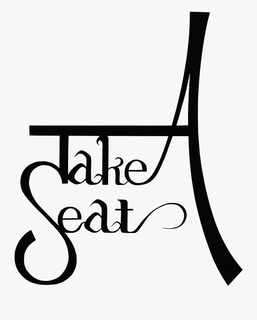 Take A Seat Logo, Transparent Clipart