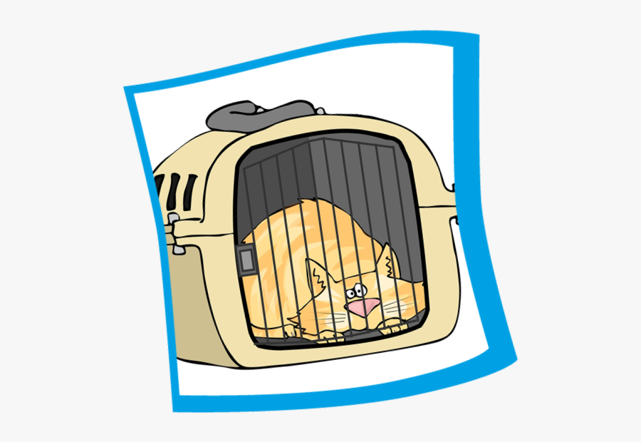 Cat Carrier Clipart, Transparent Clipart