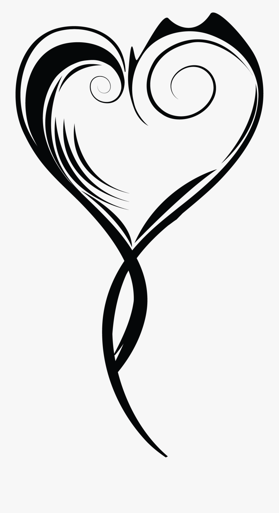 Nonfiguratív Szív, Transparent Clipart