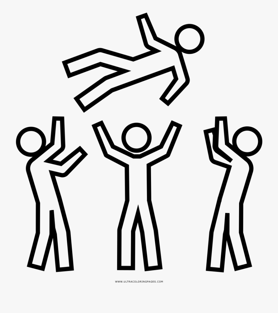 Celebration Coloring Page, Transparent Clipart