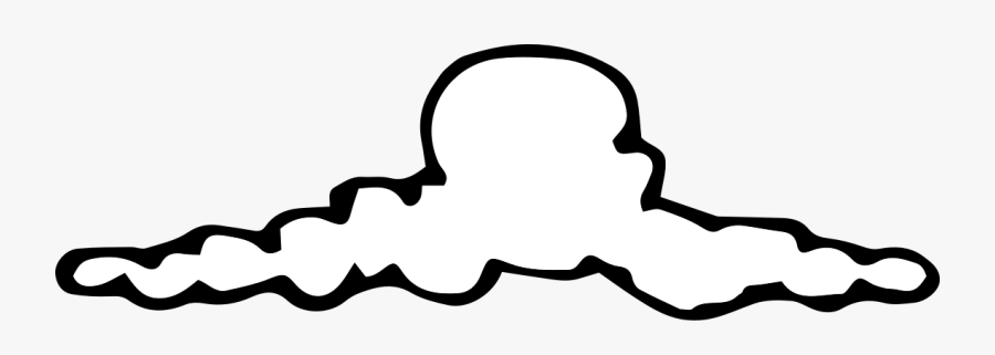 Cartoon Image Of A Cloud, Transparent Clipart