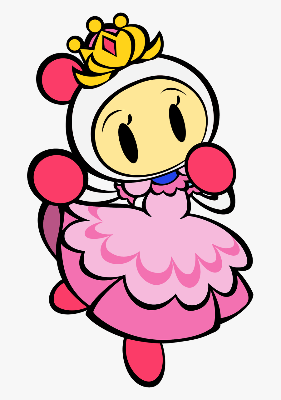Pink Flower Clip Art - Princess Super Bomberman R, Transparent Clipart