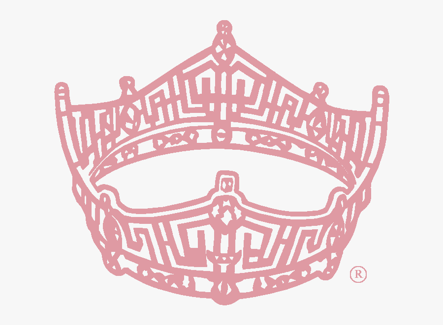 Miss America Crown Logo, Transparent Clipart