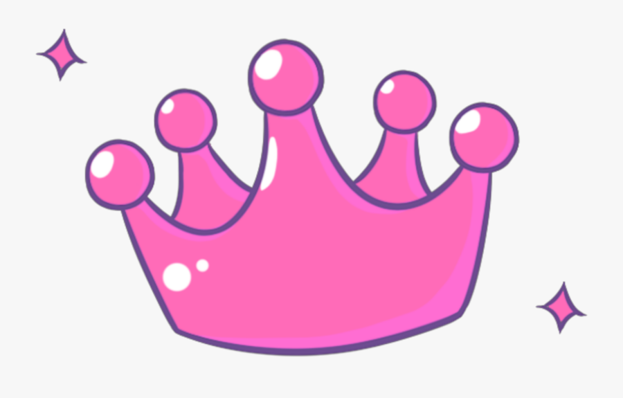 #crown #pink #girls #pinkcrown @selenagomez-lamija - Pink Crown Clipart, Transparent Clipart
