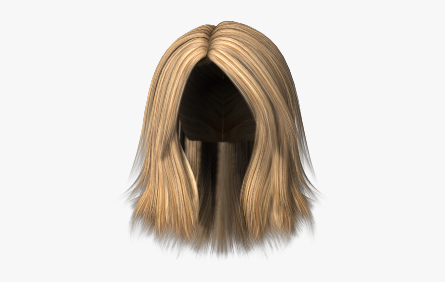 Photoshop Clipart Hair Style - Hair Blond Photoshop, Transparent Clipart