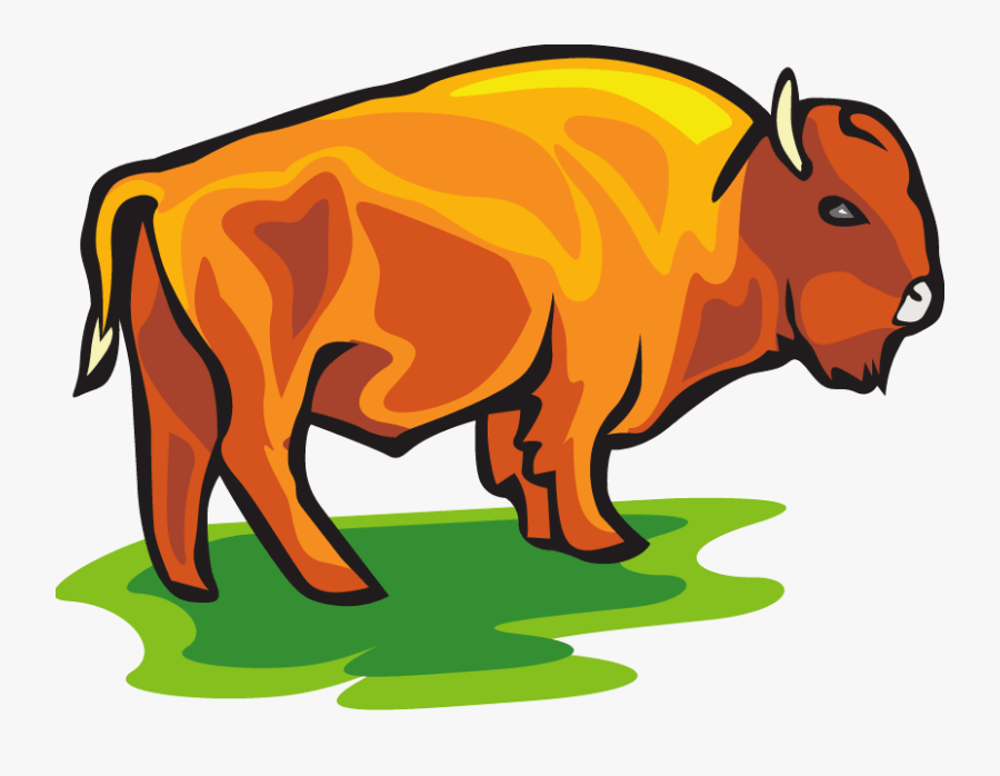 Buffalo Free Clip Art Farm Animals Free Clipart Images - Back Of Buffalo Cartoon, Transparent Clipart