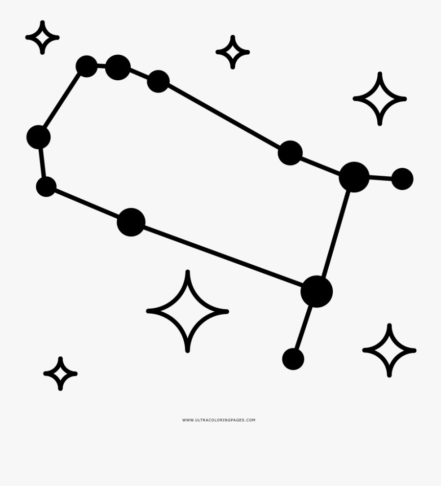 Gemini Coloring Page - Coloring Book, Transparent Clipart