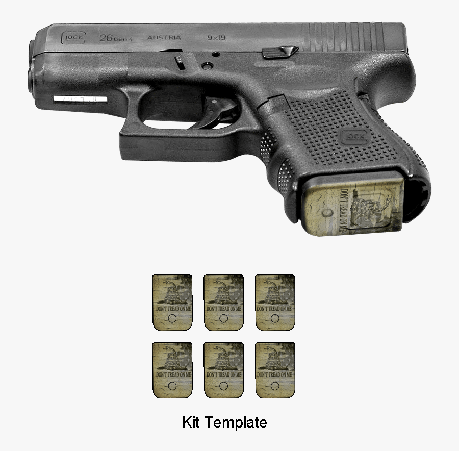 Weapon Clip 30 Caliber Magazine - Gunskins Pistol Mag Skins 6 Pack, Transparent Clipart