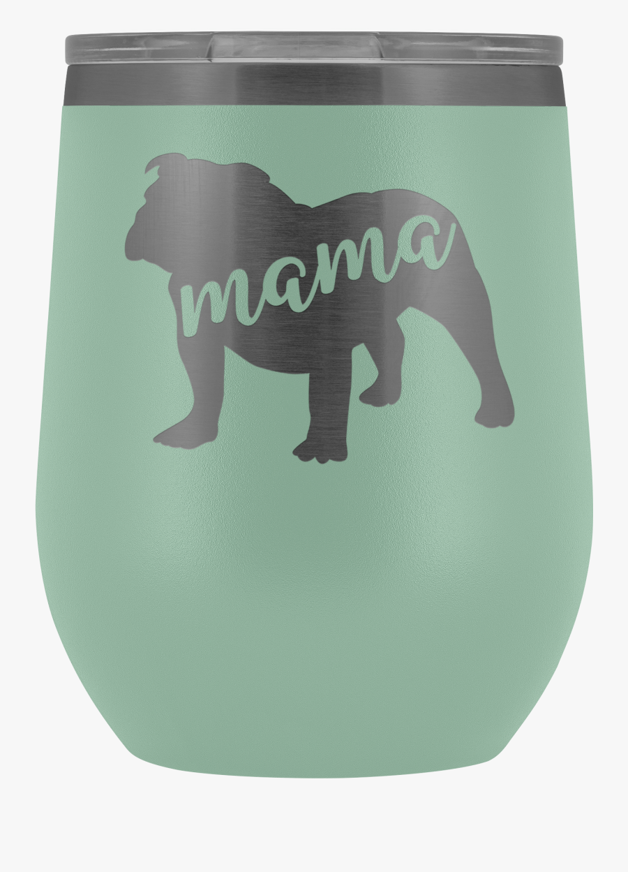 English Bulldog Mama Wine Tumbler With Lid, Dog Mom - Alapaha Blue Blood Bulldog, Transparent Clipart