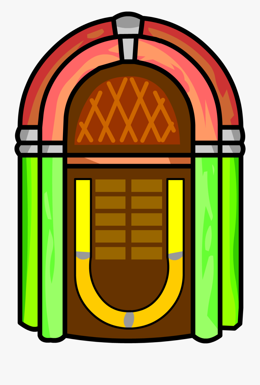 Image Png Club Penguin - Jukebox Gif Png, Transparent Clipart