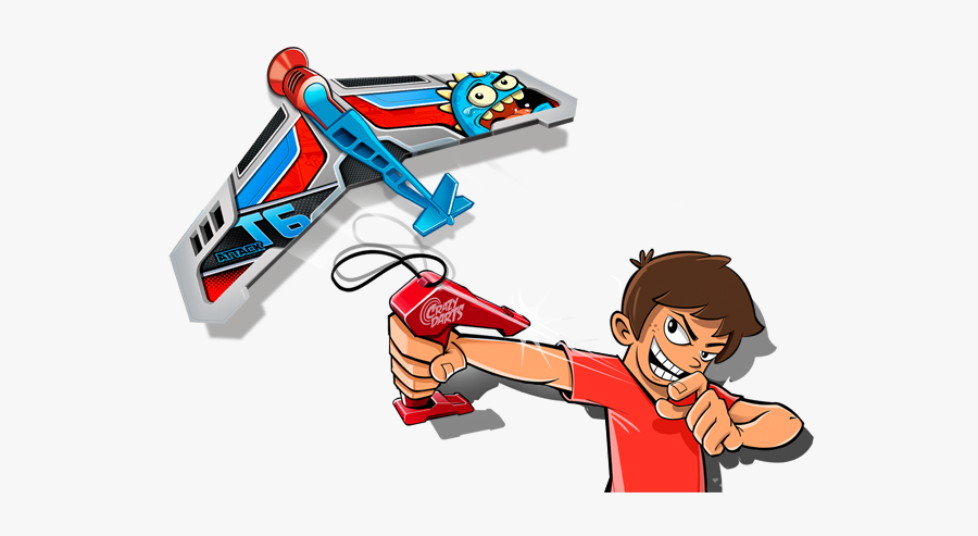 Crazy Darts Tirachinas - Darts, Transparent Clipart