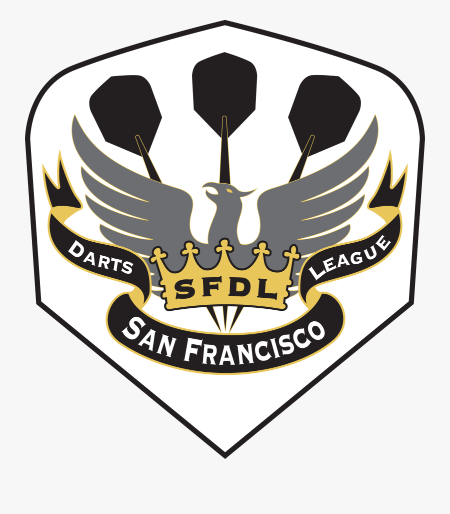 San Francisco Darts League - Emblem, Transparent Clipart