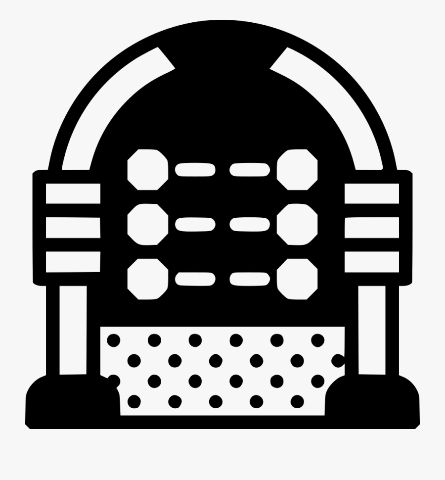 Transparent 50"s Jukebox Clipart - Rockola Para Colorear, Transparent Clipart