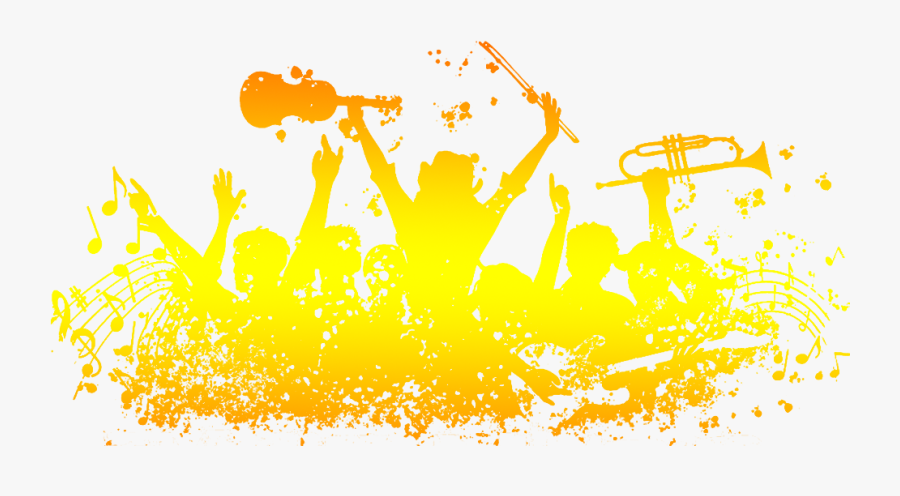 Music Festival Background Designs, Transparent Clipart