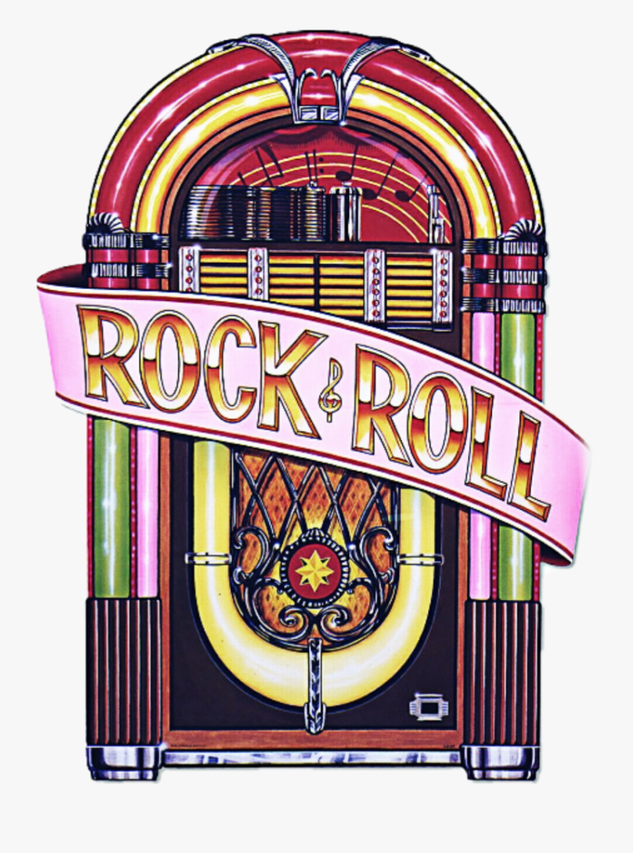 #mysticker #jukebox #1950s - Jukebox Rock N Roll, Transparent Clipart