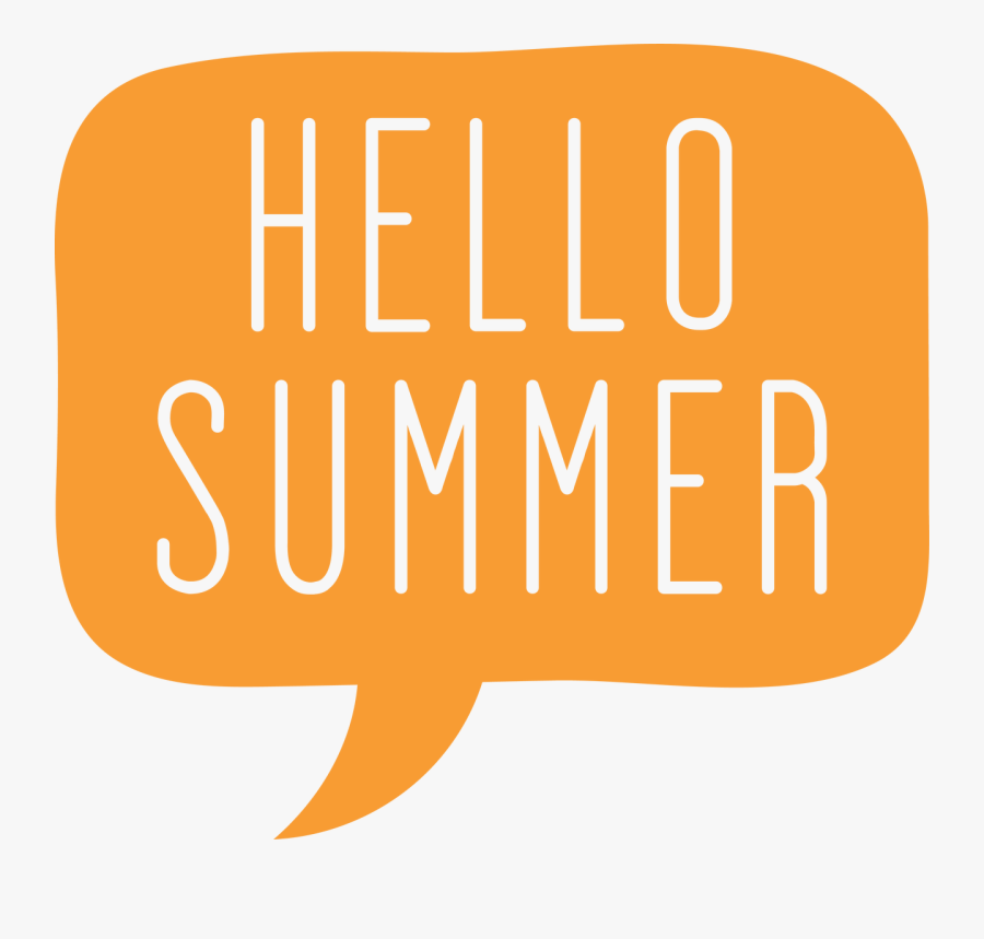 Hello Summer Bubble Svg Cut File - Graphic Design, Transparent Clipart