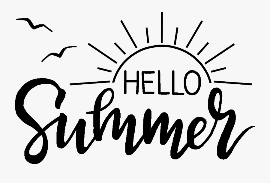 #hellosummer #summer #summerquotes #quotes&sayings - Calligraphy, Transparent Clipart