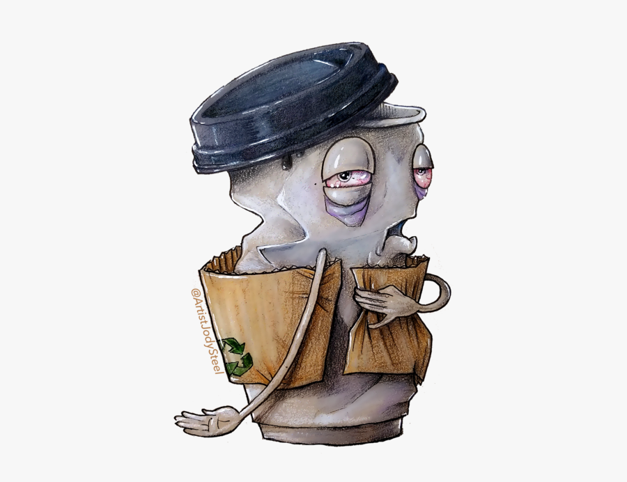 Coffee Broke - Cartoon, Transparent Clipart