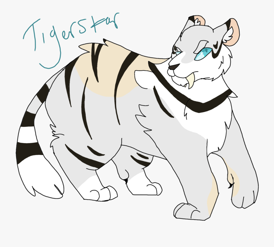 Yes I Made Tigerstar A White Tiger
there’s Just A Literal - Cartoon, Transparent Clipart