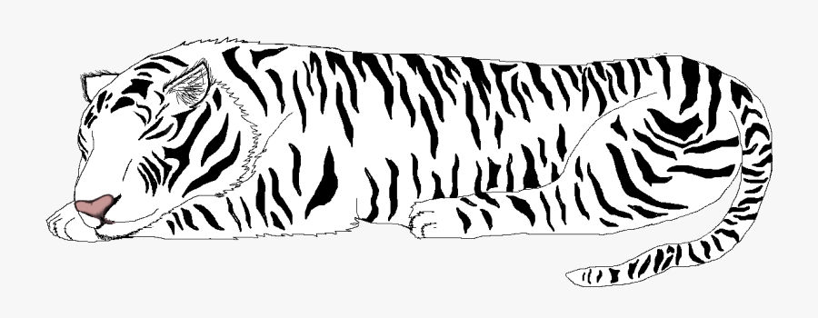 Sleeping Animal Drawing Png, Transparent Clipart