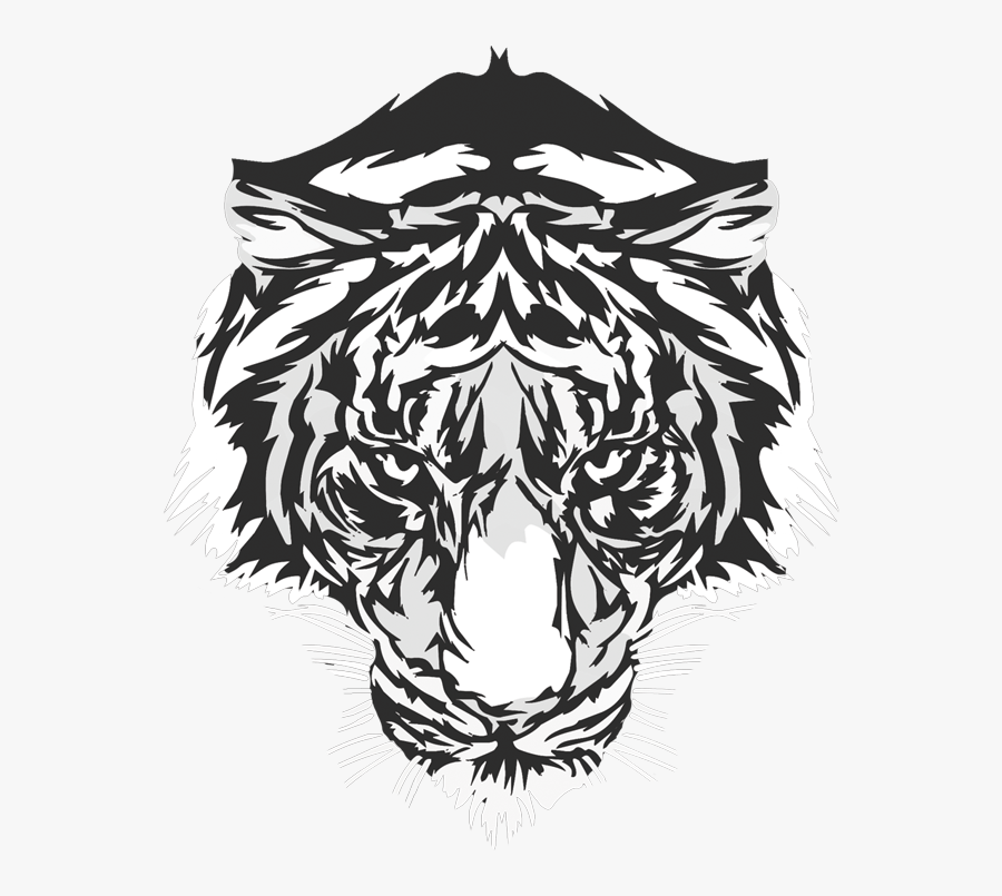 Tiger Head Graphic, Transparent Clipart