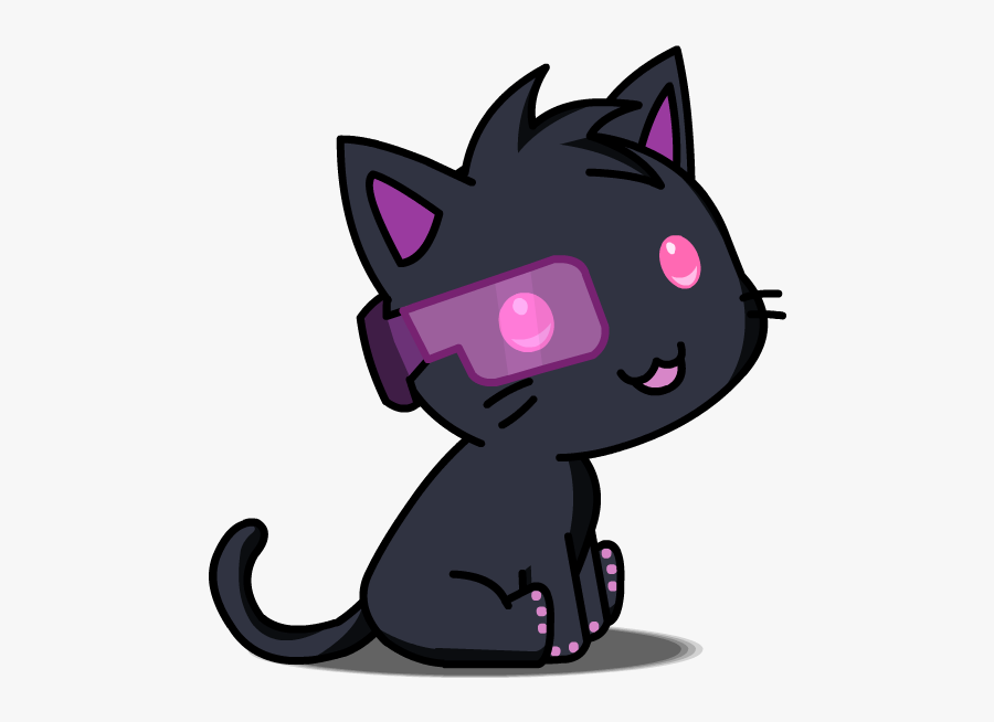 To Medium-sized Cats,fictional Character,black - Gacha Studio Pet Cat, Transparent Clipart