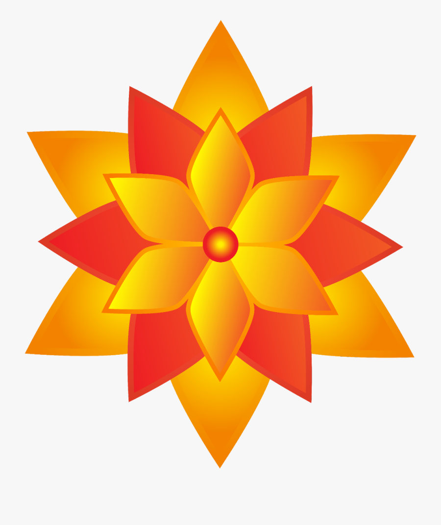 #ftestickers #clipart #flower #decorative #orange, Transparent Clipart