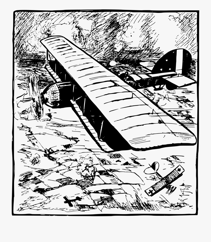 Flying Biplane Clip Arts - Illustration, Transparent Clipart