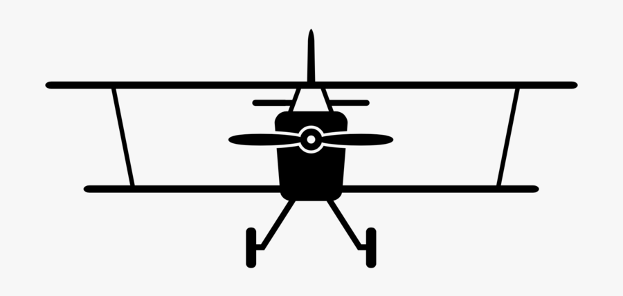 Biplane Clip Art, Transparent Clipart