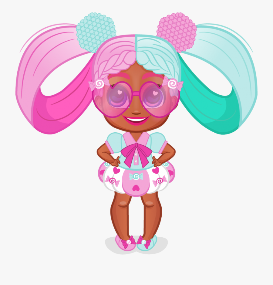 Ceecee - Hairdorables Shortcuts Cee Cee, Transparent Clipart