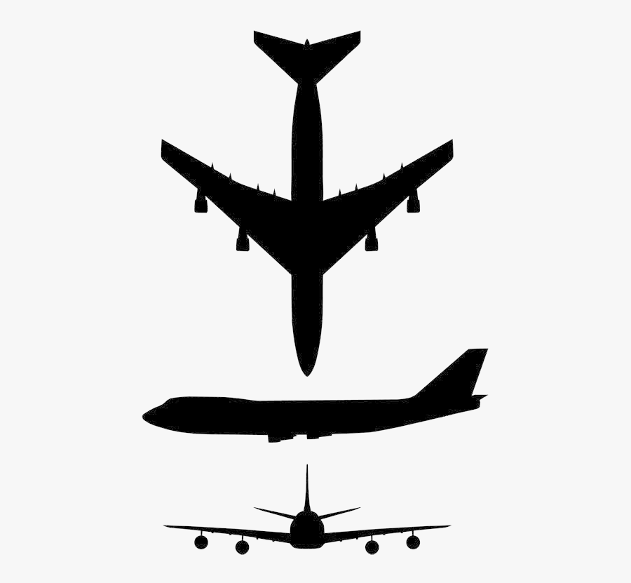 Airplane Boeing Clipart Free Cliparts Images On Transparent - Airplane Silhouette Tattoo, Transparent Clipart