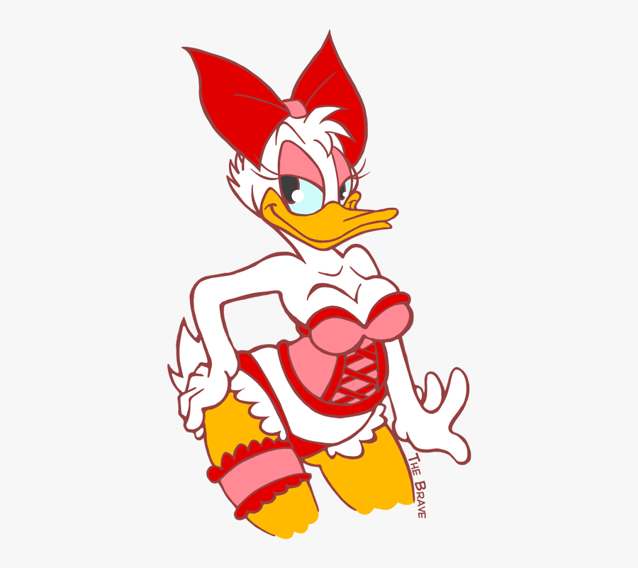 Daisy Duck Lingerie In Color - Daisy Duck Fan Art, Transparent Clipart
