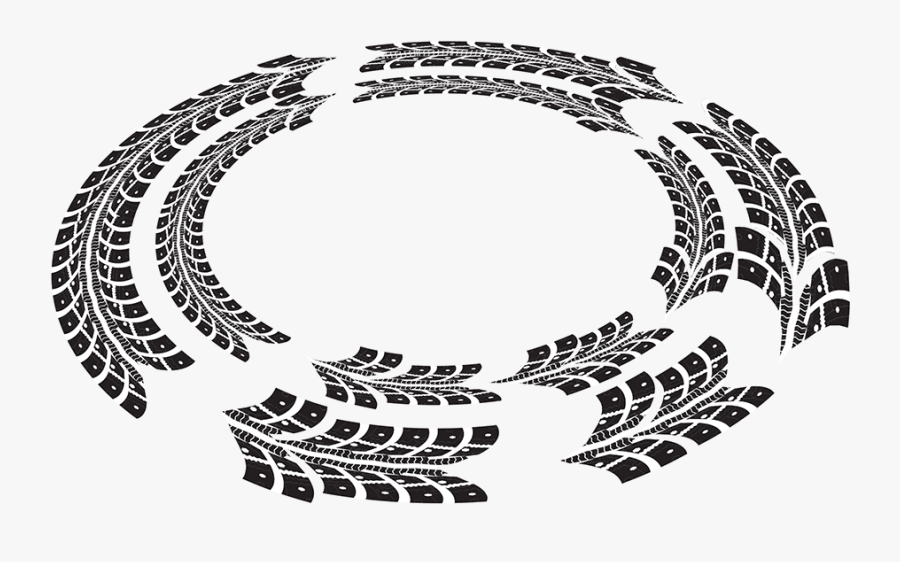 Tire Track Circle Png, Transparent Clipart
