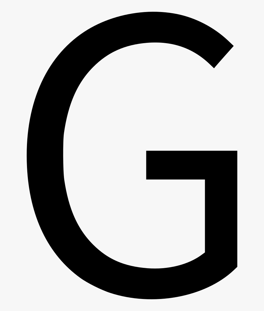 Haiti Haitian Gourde - Letra G Preta Em Png, Transparent Clipart