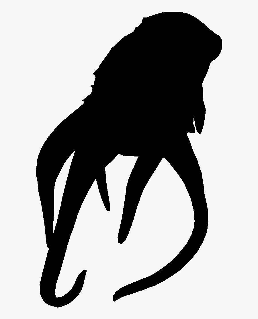 Indian Elephant Clip Art Character Silhouette - Silhouette, Transparent Clipart