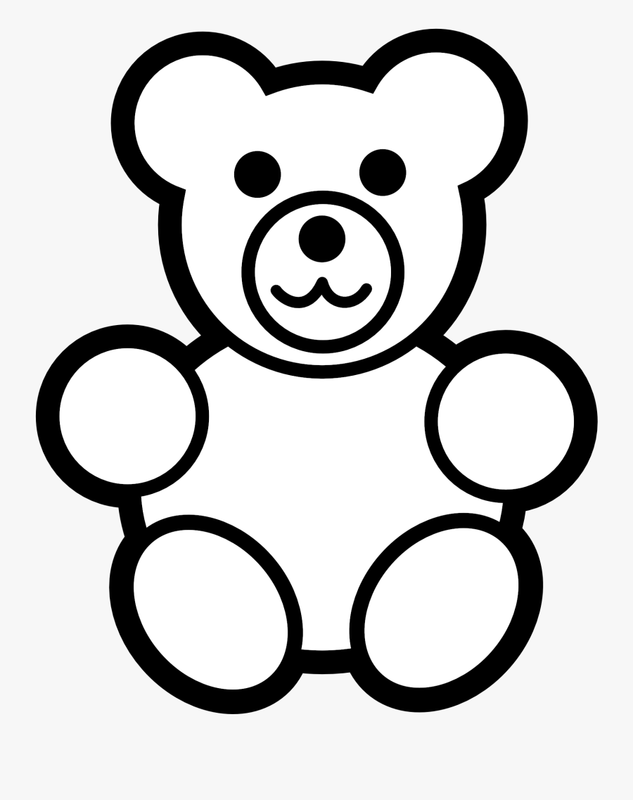 Clipart Of Amp, Amd And Fabulous - Draw A Teddy Bear Easy, Transparent Clipart