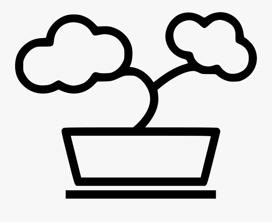 Bonsai Tree Plant Small Pot Flower - Bonsai, Transparent Clipart