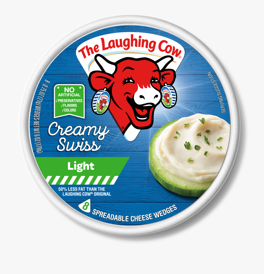 Laughing Cow Cheese Wedge, Transparent Clipart