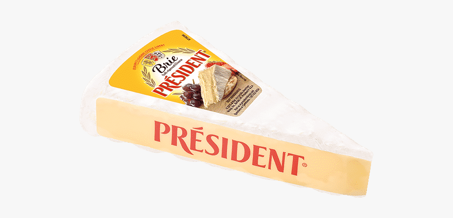 President Brie Wedge, Transparent Clipart